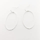 TWISTED OVAL EARRINGS | STERLING SILVER - MTT Collective