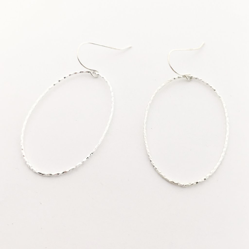TWISTED OVAL EARRINGS | STERLING SILVER - MTT Collective
