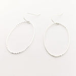 TWISTED OVAL EARRINGS | STERLING SILVER - MTT Collective