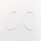 TWISTED OVAL EARRINGS | STERLING SILVER - MTT Collective