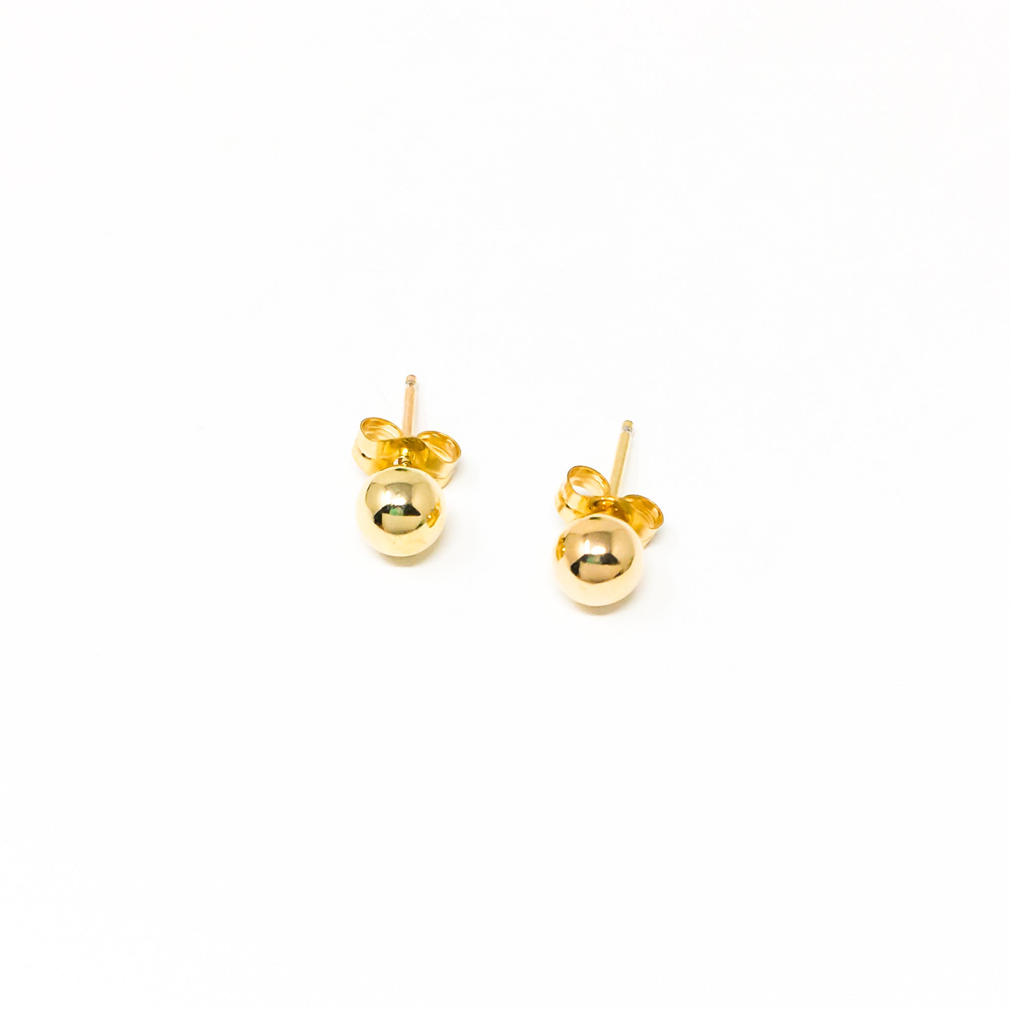 SPHERE STUD EARRINGS | 14K GOLD-FILLED | SIZE OPTIONS - MTT Collective