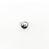 Snow Capped Mountain Ring | Silver