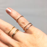 Bella Rhinestone Ring | Rose Gold - MTT Collective