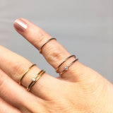 Bella Rhinestone Ring | Rose Gold