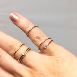 Bella Rhinestone Ring | Rose Gold - MTT Collective