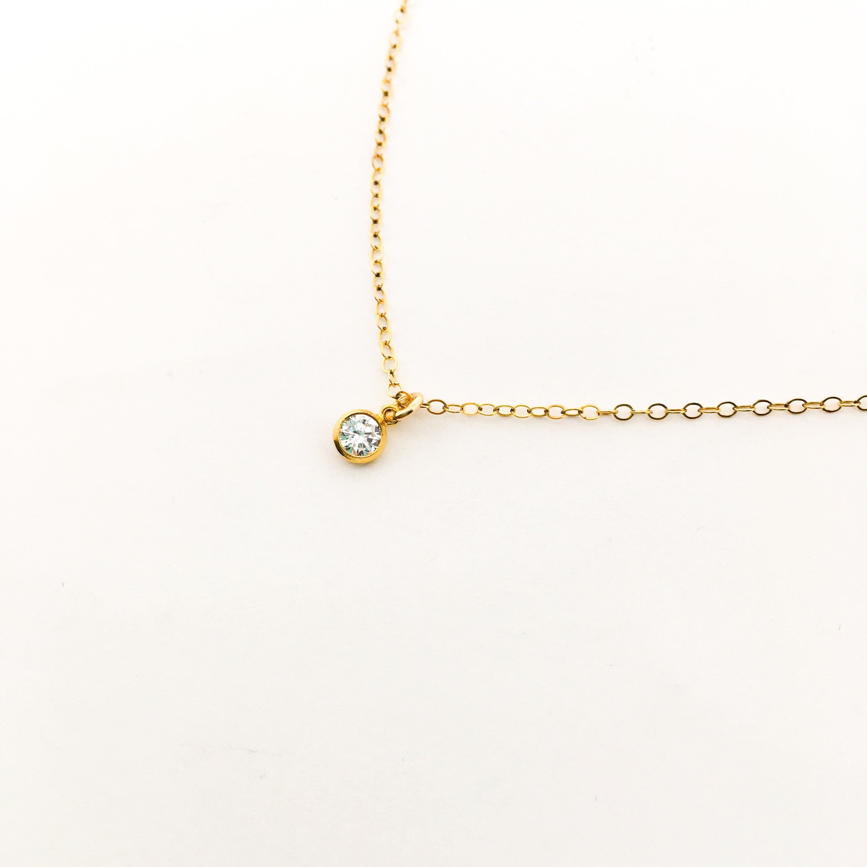 GUIDING LIGHT RHINESTONE NECKLACES | 14K GOLD-FILLED | SIZE OPTIONS - MTT Collective