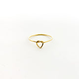 Heart Tied Ring | Gold