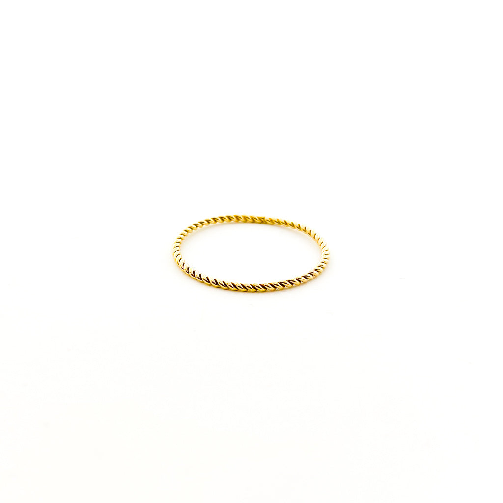 Twisted Braid Stacking Ring | 14K Gold Filled - MTT Collective