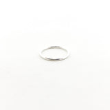Smooth Stacker Ring | Silver