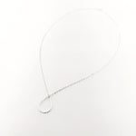 STERLING SILVER TWISTED DROP NECKLACES | SIZE OPTIONS - MTT Collective