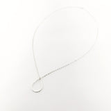 STERLING SILVER TWISTED DROP NECKLACES | SIZE OPTIONS - MTT Collective