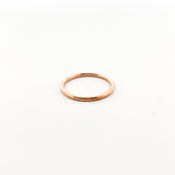 Smooth Stacker Ring | Rose Gold