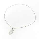 Indie Initial Necklace | Silver
