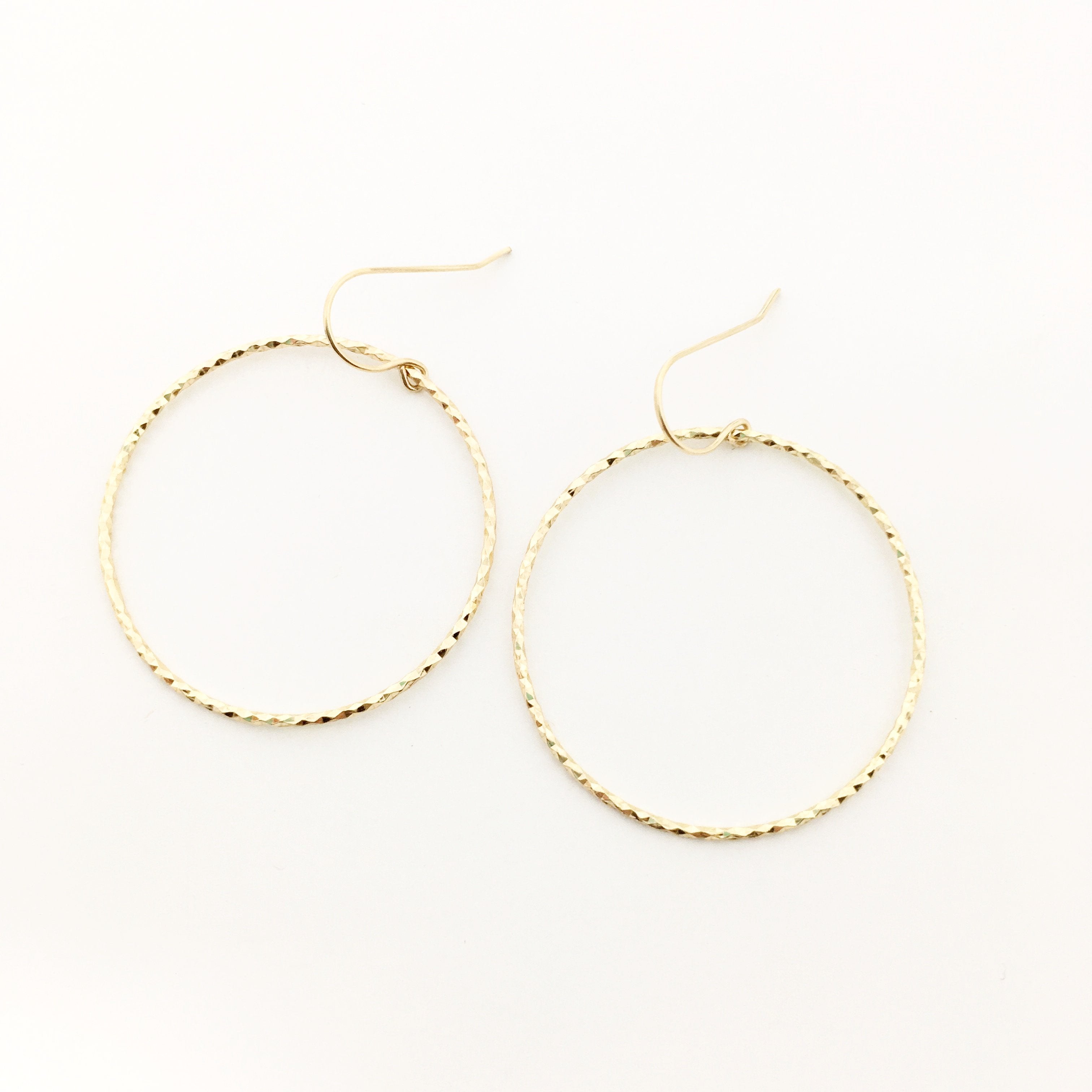 TWISTED HOOP EARRINGS | 14K GOLD-FILLED | SIZE OPTIONS - MTT Collective