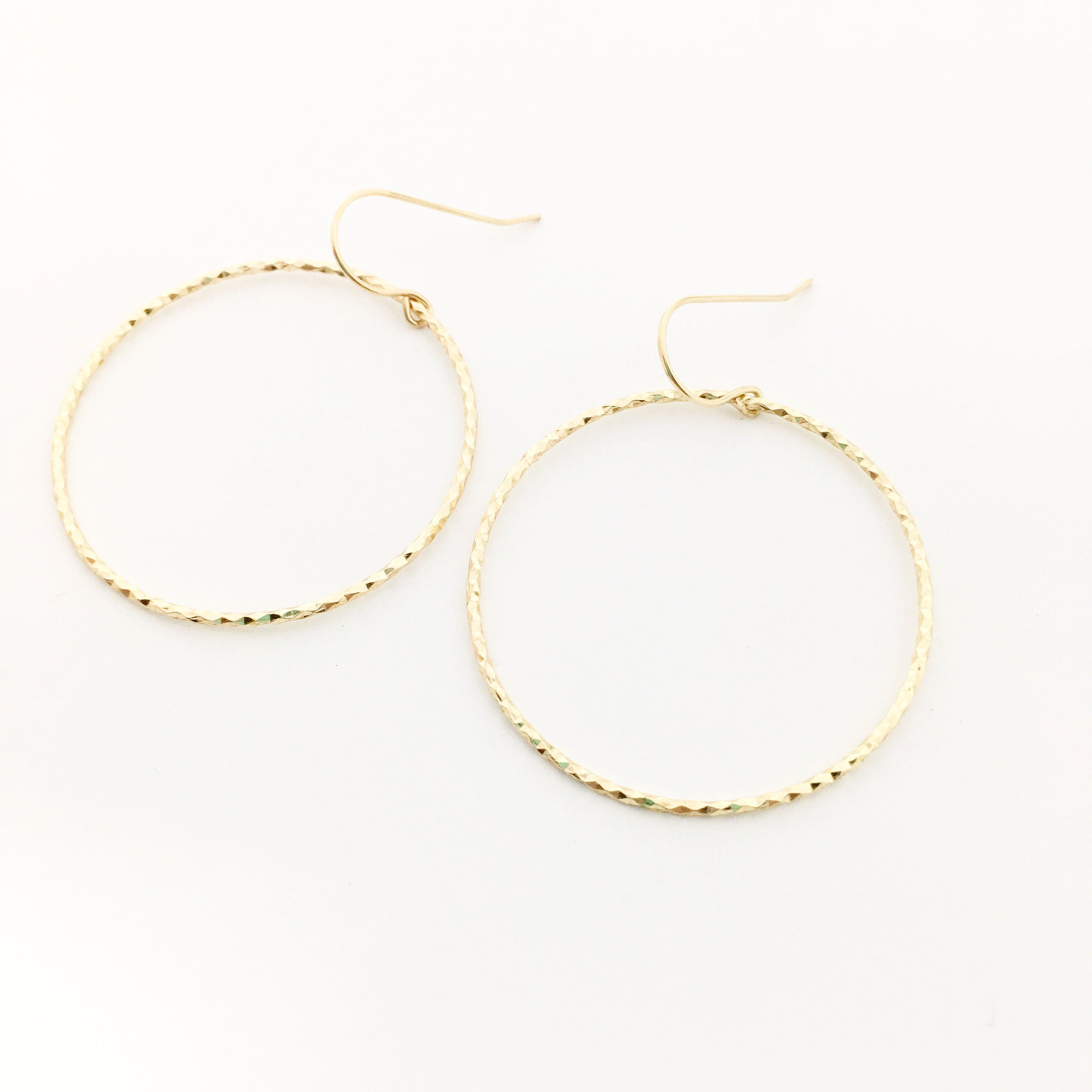TWISTED HOOP EARRINGS | 14K GOLD-FILLED | SIZE OPTIONS - MTT Collective