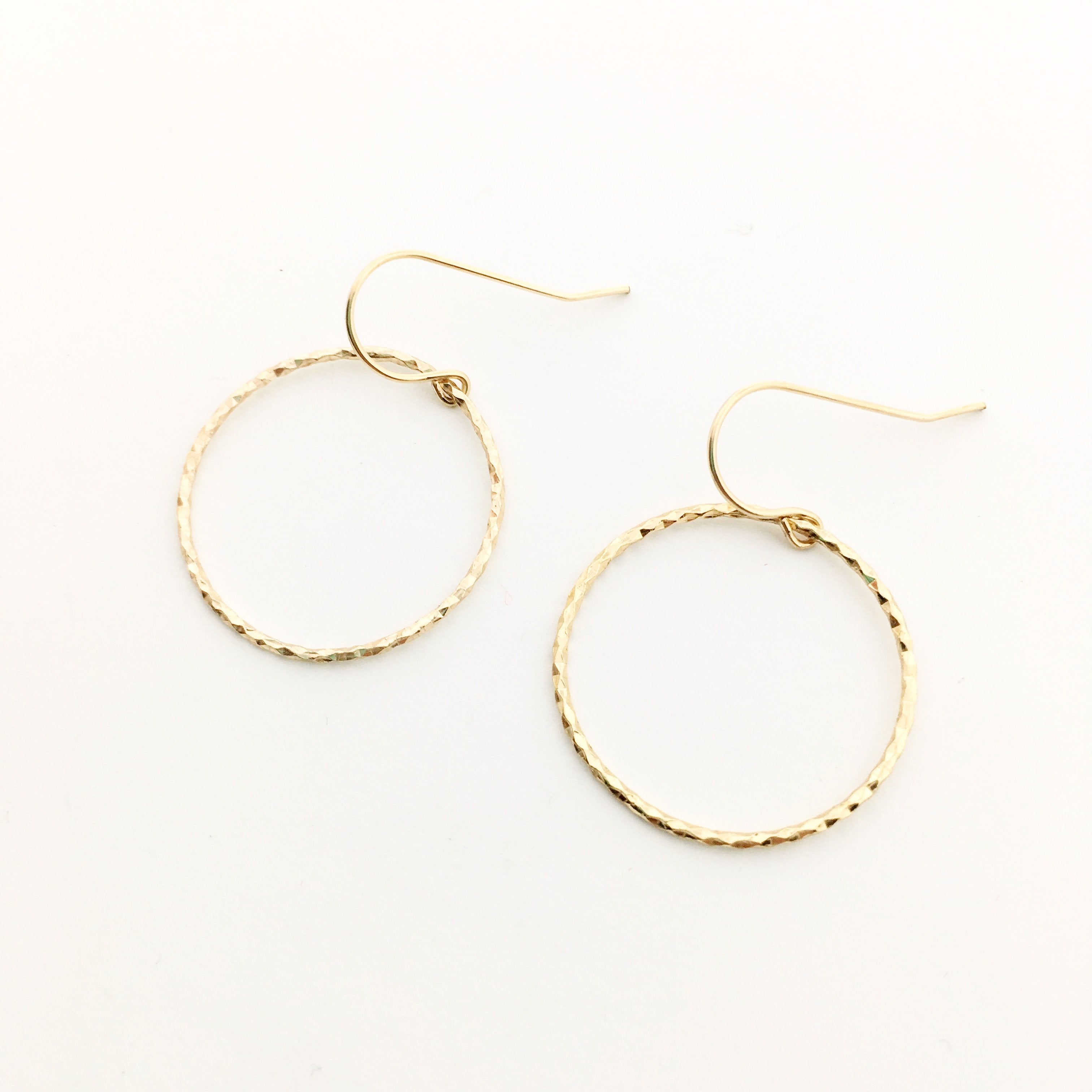 TWISTED HOOP EARRINGS | 14K GOLD-FILLED | SIZE OPTIONS - MTT Collective