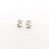 HEART STUD EARRINGS | STERLING SILVER - MTT Collective