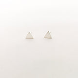 MINI TRIANGLE STUD EARRINGS | STERLING SILVER - MTT Collective