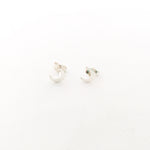 MOON STUD EARRINGS | STERLING SILVER - MTT Collective