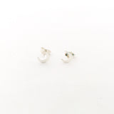 MOON STUD EARRINGS | STERLING SILVER - MTT Collective