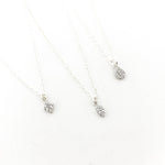MINI RHINESTONE PENDANT NECKLACES | STERLING SILVER | STYLE OPTIONS - MTT Collective