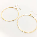 Gigi Hammered Hoop Earrings - MTT Collective