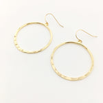 Gigi Hammered Hoop Earrings - MTT Collective