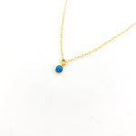 BLUE LAB OPAL NECKLACE | 14K GOLD-FILLED - MTT Collective