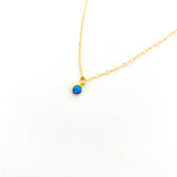 BLUE LAB OPAL NECKLACE | 14K GOLD-FILLED - MTT Collective