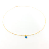 BLUE LAB OPAL NECKLACE | 14K GOLD-FILLED - MTT Collective