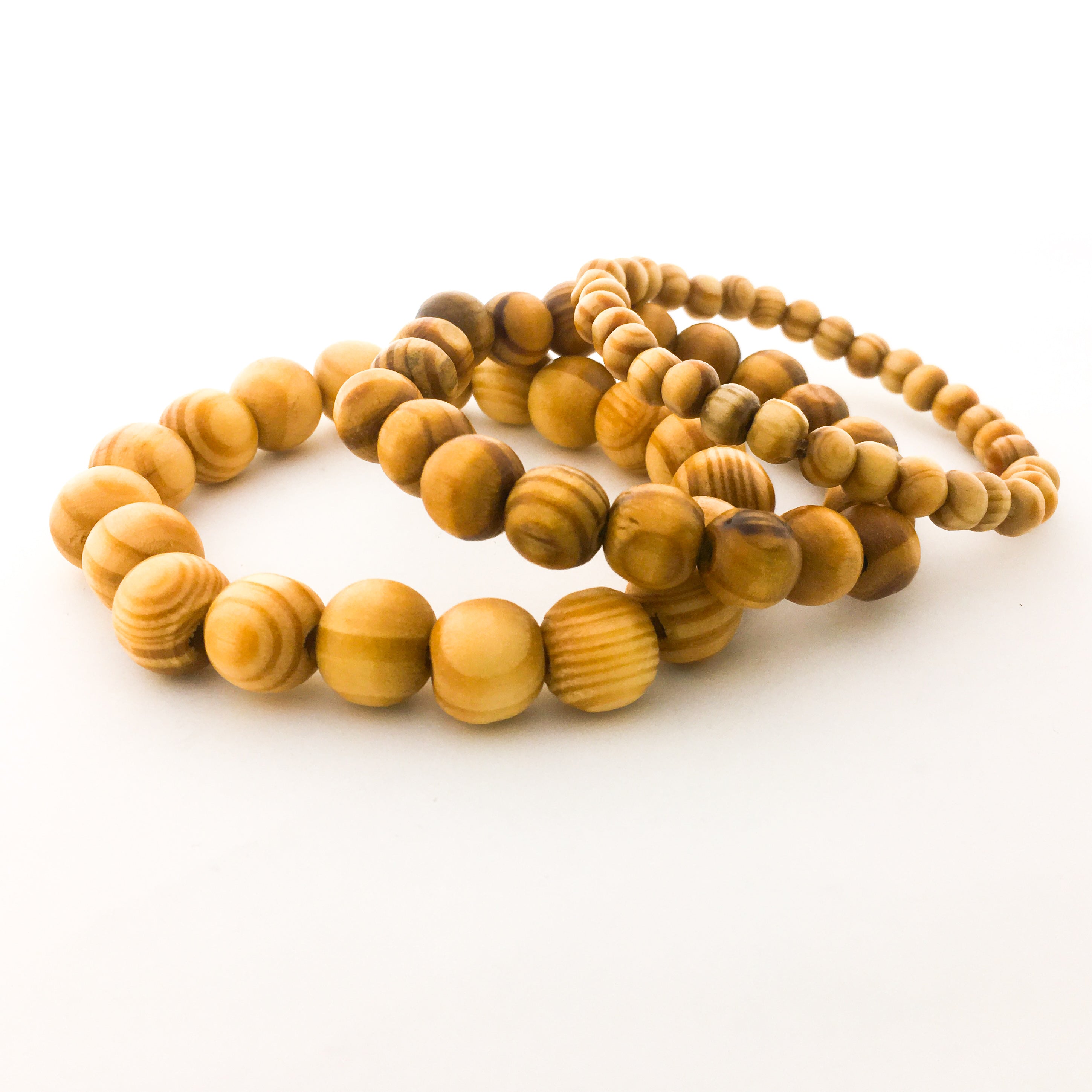 Natural Wood Bracelets Crown OM Money Beads Healing Balance Charm For Men  Women | eBay