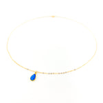 TEAR DROP LAB OPAL NECKLACE | 14K GOLD-FILLED | SIZE OPTIONS - MTT Collective