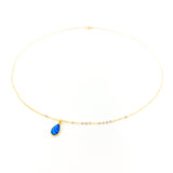 TEAR DROP LAB OPAL NECKLACE | 14K GOLD-FILLED | SIZE OPTIONS - MTT Collective