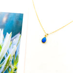 TEAR DROP LAB OPAL NECKLACE | 14K GOLD-FILLED | SIZE OPTIONS - MTT Collective