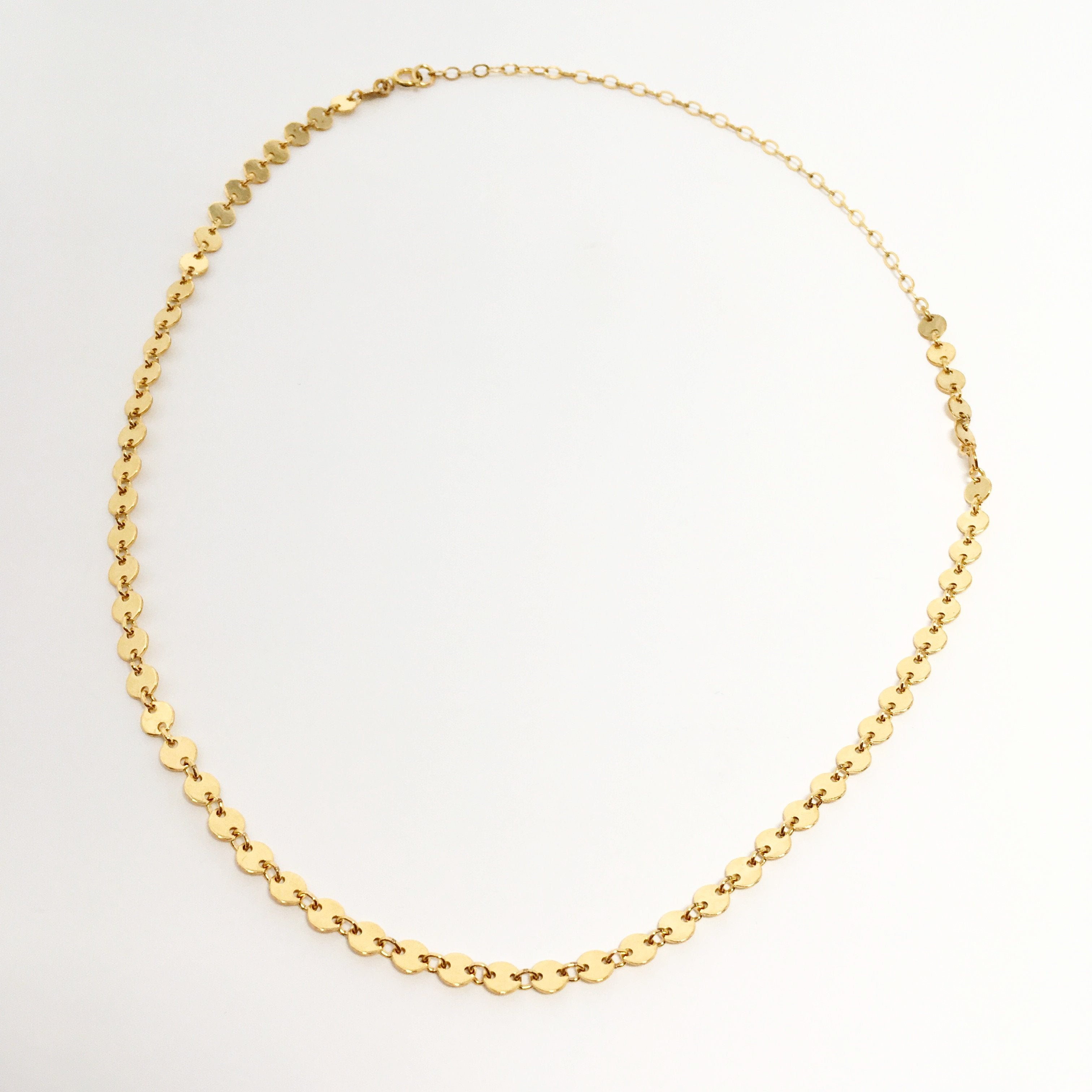 Luna Disc Chain Necklace - MTT Collective
