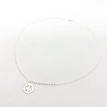 Love Is All Peace Charm Necklace | Silver - MTT Collective