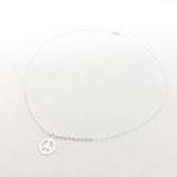 Love Is All Peace Charm Necklace | Silver - MTT Collective