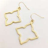 Sienna Brushed Star Earrings | Gold - MTT Collective