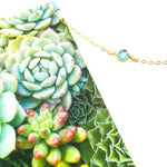 14K GOLD-FILLED BLUE TOPAZ NECKLACE - MTT Collective