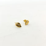 LITTLE LEAF STUD EARRINGS | 14K GOLD-FILLED - MTT Collective