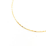 MINI RECTANGLE LINK CHAIN NECKLACE | 14K GOLD-FILLED - MTT Collective