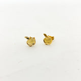Apple Stud Earrings | Gold