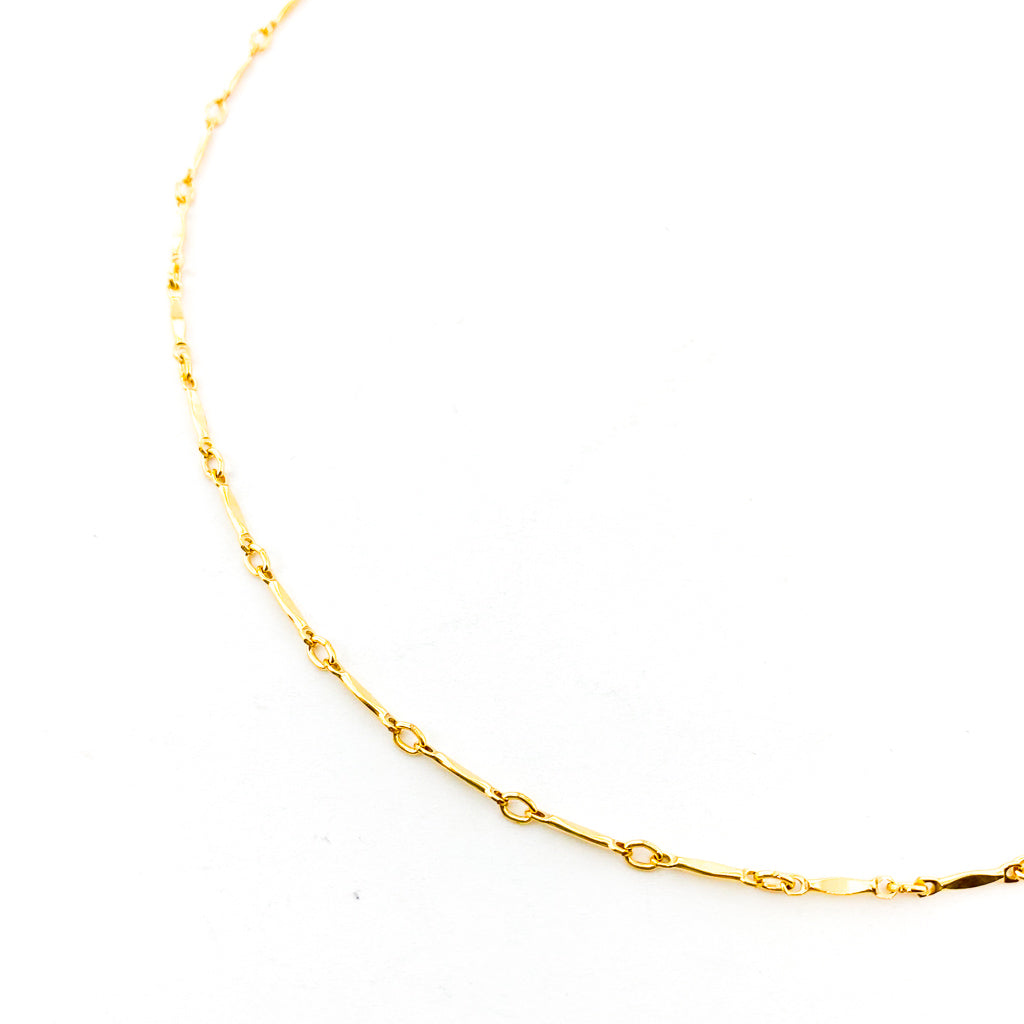 BAR CHAIN NECKLACE | 14K GOLD-FILLED - MTT Collective