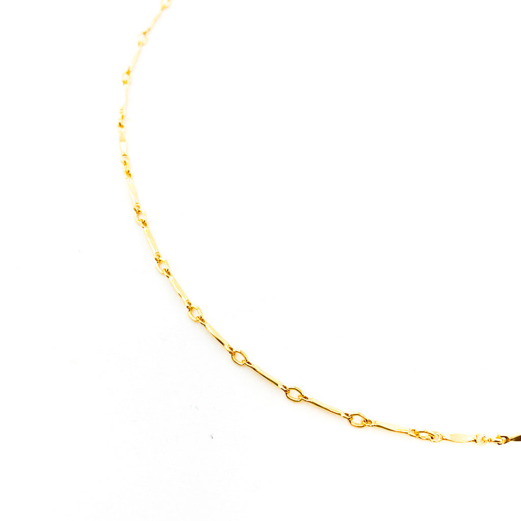 BAR CHAIN NECKLACE | 14K GOLD-FILLED - MTT Collective