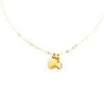Athena Sparkling Love Necklace | Gold - MTT Collective