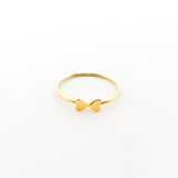 Double Heart Stacking Ring | Gold - MTT Collective