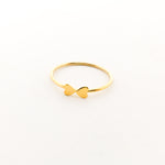 Double Heart Stacking Ring | Gold - MTT Collective