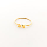 Double Heart Stacking Ring | Gold - MTT Collective