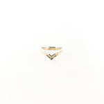 Double V Ring | Silver & Gold - MTT Collective
