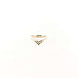 Double V Ring | Silver & Gold - MTT Collective